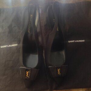 Saint Laurent Classic Ladies Slingbacks